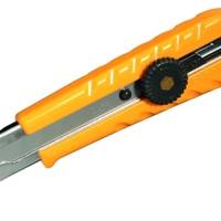 Cutter multi-usage L1 corps ABS 100% recyclé, lame 18mm, blocage par molette