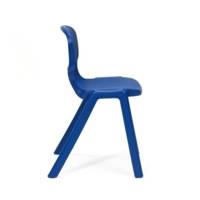 Chaise monobloc 4 pieds Ergos One Polypropylène Taille 3 Hauteur Assise 35cm Rouge