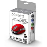 Souris sans Fil HARRIER 2.4GHZ Optique 3D USB Rouge