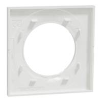 Plaque de finition 1 poste blanc 9003 ODACE STYL - Gedimat - SCHNEIDER ELECTRIC