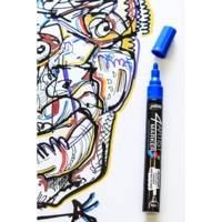 Marqueur peinture 4ARTIST pointe ogive 2 mm JAUNE - PÉBÉO
