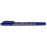 Marqueur permanent Pen, double pointe, bleu - PENTEL