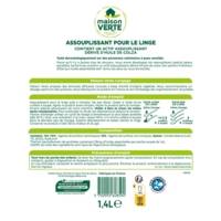 Adoucissant aux huiles essentielles bio sans palme Fraicheur d'Ete 70 Lavages