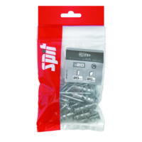 Cheville autoforeuse Zamak+vis TR D4.5x35mm - Gedimat - SPIT