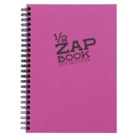 1/2 Zap Book spiralé 80 Feuilles 14,8x21 80g coloris aléatoire