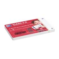 Paquet de 32 Fiches Bristol flashcards 2.0 Non Perforées 75x125 mm A7 Q5/5 blanc