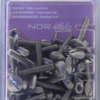 Boulon poêlier tête ronde empreinte fendue matière inox A2 6 x 30 mm - Gedimat - NORAIL