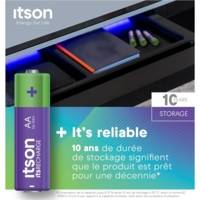Boîte de 4 piles rechargeables AA prêtes à l'emploi Pro NiMH, 2000 mAh