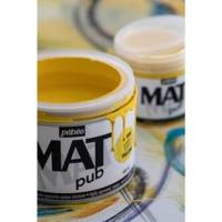 Pot 140ml Peinture Acrylique MAT pub Rouge Carmin - PÉBÉO