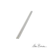 Paire de Baguette DEVIL pour Diabolo 49cm Diam 12mm Silicone Blanc