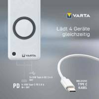 Batterie externe "Wireless Power Bank", blanc