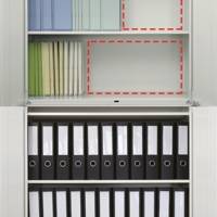 Classeur gain de place Zero Max A4 extensible jusqu'à 10 cm Gris