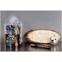 Pot Marqueur à pigment XL Festif 26 marqueurs et 6 pointes