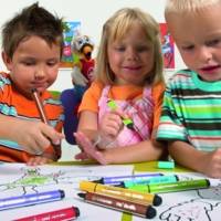 Feutre coloriage Trio Scribbi Triangulaire Pte Large Vert