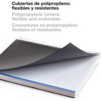 Carnet de notes A5 The Original 148 x 210 mm Perforation 2 trous 400 pages Noir