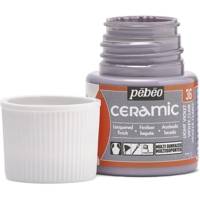 Flacon 45 ml peinture CERAMIC faïence et multi support VIOLET CL - PÉBÉO
