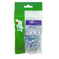 Cheville nylon D8x40mm avec vis tête fraisée D5x50mm - Gedimat - SPIT
