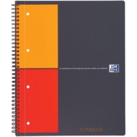 Cahier Activebook rel. intégrale A4+ 160 p 80g Q 5x5, avec intercalaires - Oxford
