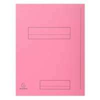 Paquet de 50 chemises imprimées 2 rabats SUPER 210 - 24x32cm Couleurs assorties - EXACOMPTA
