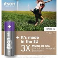 Pack de 8 Piles Alcalines LR6/AA 1,5V ItsPOWER - ITSON