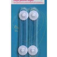 Bloque-placard souple - lot de 2 pièces - transparent - Gedimat - NORDLINGER
