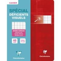 Cahier piqué déficients visuels 17x22 48p séyès agrandi Coloris Aléatoire - CLAIREFONTAINE