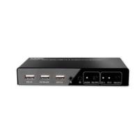 Switch KVM HDMI 4K60, USB 2.0 & Audio, 2 ports