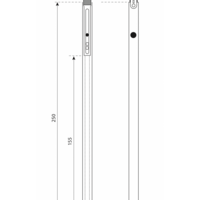 Rallonge supplémentaire 250mm têtière 18mm G182400001 - Gedimat - THIRARD