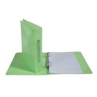 Classeur Polypro 2 anneaux 30mm Dos 40mm 17X22 cm CRYSTAL Couleur aléatoire