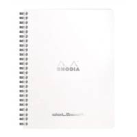 Notebook Rhodia Classic RI WHITE A5+ 16x21 cm 160p DOT 80 g