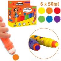 Lot de 6 P'tits Tampons Gouache 50ml - CLEOPATRE