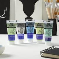 Liant Acrylique Peinture Studio Acrylics Phosphorescente Autoluminescente - Bleu 100 ml - PÉBÉO