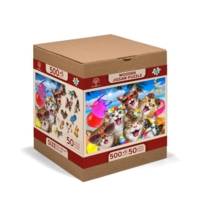 Puzzle en Bois Fête des chats 505 pièces