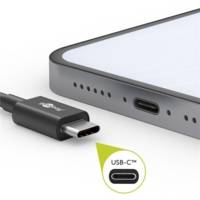 Câble de Chargement et de Synchronisation USB-A > USB-C 10 cm Noir