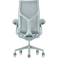 Fauteuil COSM haut dossier glacier Herman MILLER avec accoudoirs Leaf (feuille)