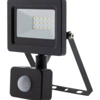 Projecteur LED étanche noir avec détecteur - Gedimat - ELEXITY