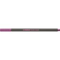 Stylo feutre Pen 68 metallic pointe moyenne rose métallisé - STABILO