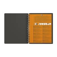 MEETINGBOOK A5+ 90g lignée 6mm couverture polypro - OXFORD