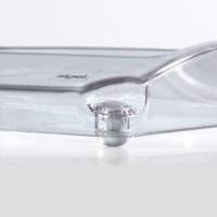 Ramasse monnaie "Standard" Plastique cristal 185 x 194 x26mm