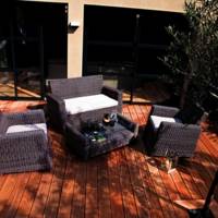 Lame de terrasse bois exotique Cumaru - Gedimat - SABI