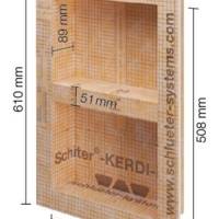 Niche murale étanche Schlüter-KERDI-BOARD-N NISCHE - Gedimat - SCHLUTER SYSTEMS