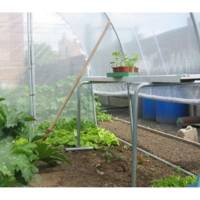 Jeu de 4 supports tablettes pour serre - Serres Tonneau