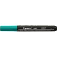 Marqueur pointe moyenne FREE acrylic T300 vert turquoise - STABILO
