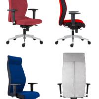 Fauteuil LAWYER haut dossier avec têtière, piétement à roulettes - Mobilier - Collectivité
