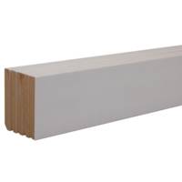 Plinthes angles vifs MDF prépeinte blanc - Gedimat - SOTRINBOIS