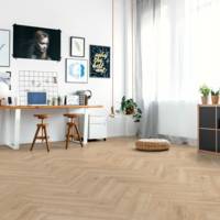 Plinthe sol stratifié HERRINGBONE - 2400 x 19 x 58 mm - Gedimat - KRONOTEX