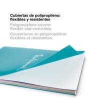 Cahier A4 Carnet Emotions 80 Feuilles 90 g/m² Séyès Spirale Perforation 4 trous, Bleu ciel
