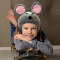 Housse de casque fantaisie Multisport ANIMALS Souris