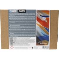 Coffret Collection - Kit Peinture sur soie Setasilk 10 Flacons Pipette 45 ml Assortis - PÉBÉO