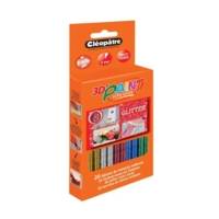 Boîte de 20 bâtons de peinture pailletée Cléo'STICK 3D Paint - CLÉOPÂTRE